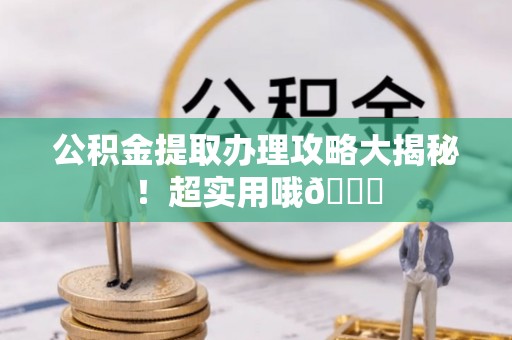 兴文公积金提取办理攻略大揭秘！超实用哦😉